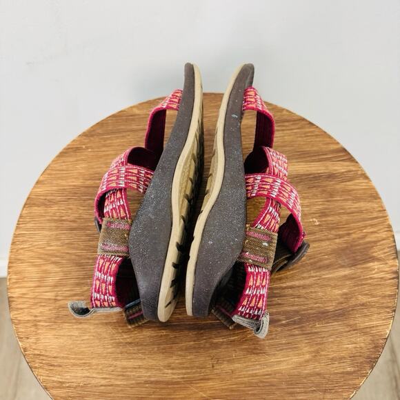 Chaco Z Cloud Pink Strappy Sandals Girls Size 12 - Picture 6 of 9